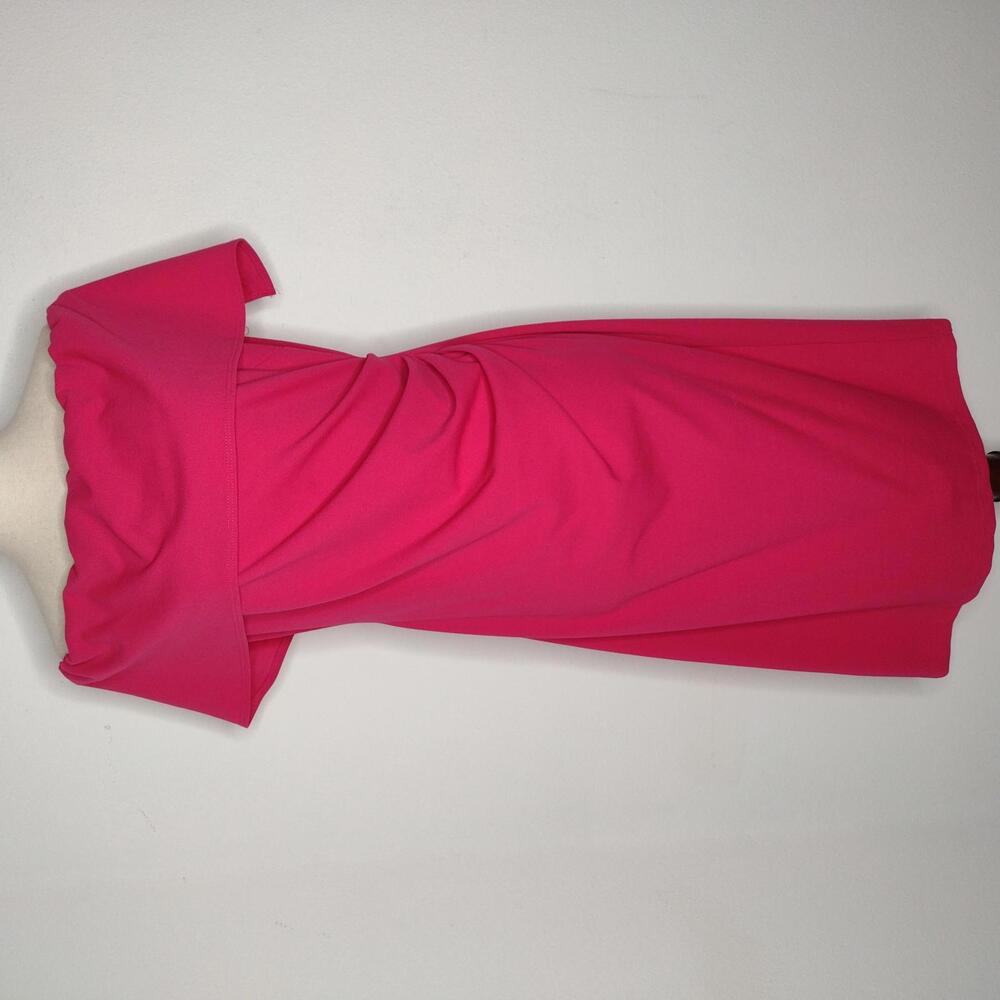 NWT Marina Women's Off-Shoulder Pink Dress Size 10
